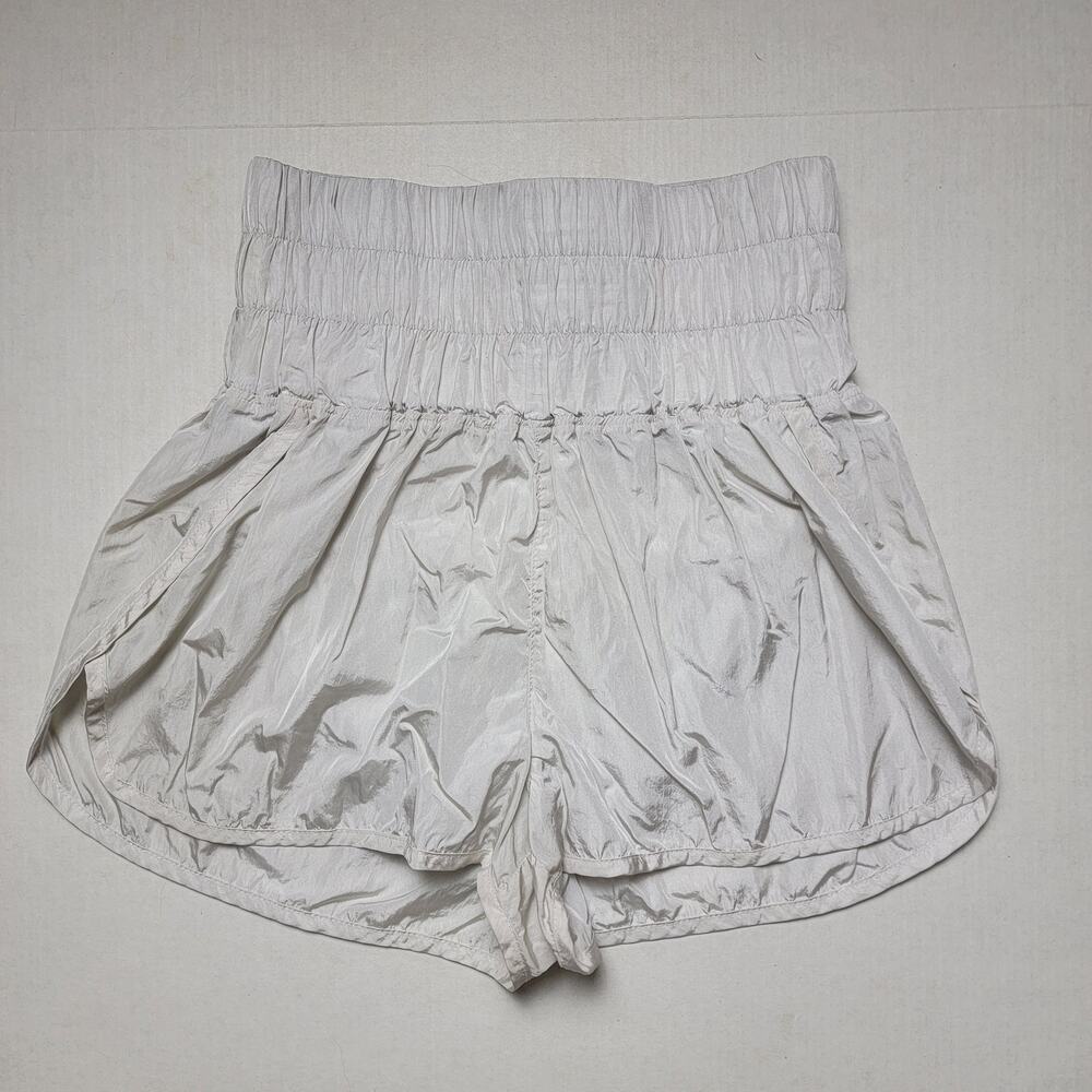 Free People Movement White Athletic Shorts SZ Medium